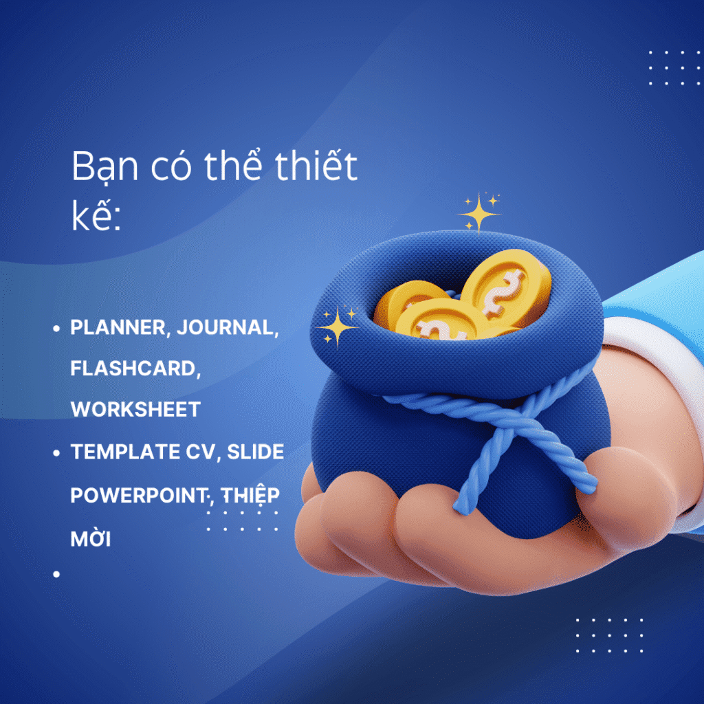 KIẾM TIỀN VỚI CANVA