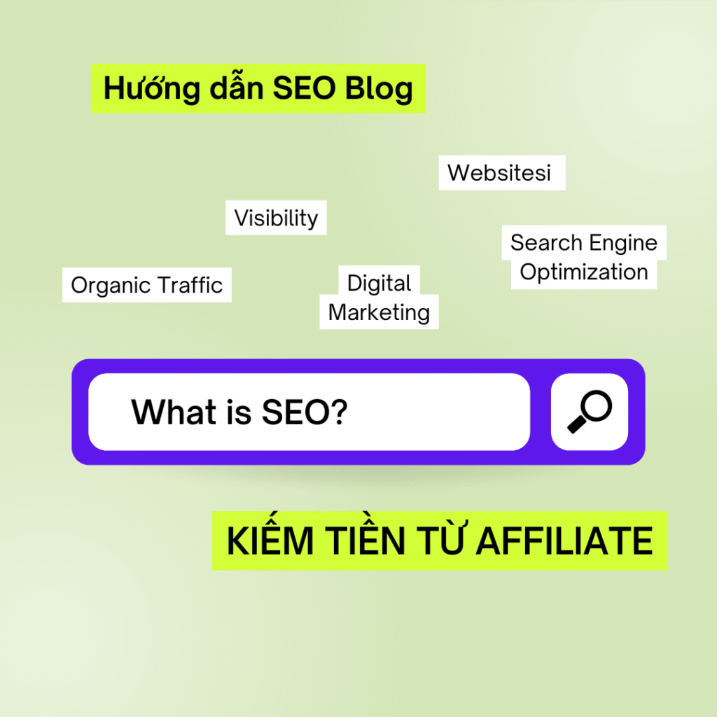 Sơ đồ SEO blog kiếm tiền từ affiliate cho người mới