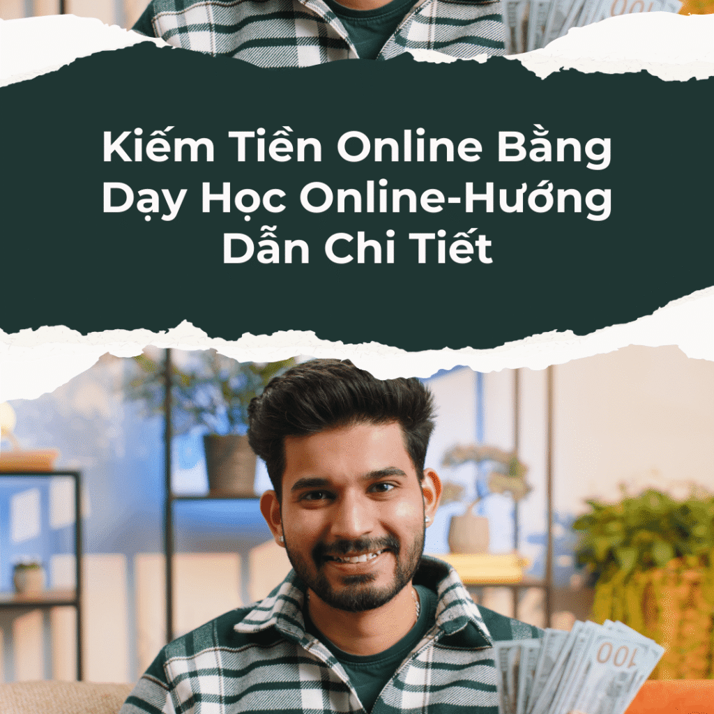 Giáo viên dạy học online qua máy tính với học viên, minh họa cho công việc dạy học trực tuyến tại Việt Nam.